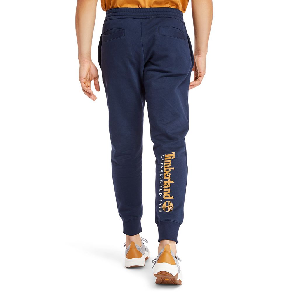 Pantaloni Timberland Barbati Bleumarin - Essential Logo Sweat - Romania - AKZGHN638